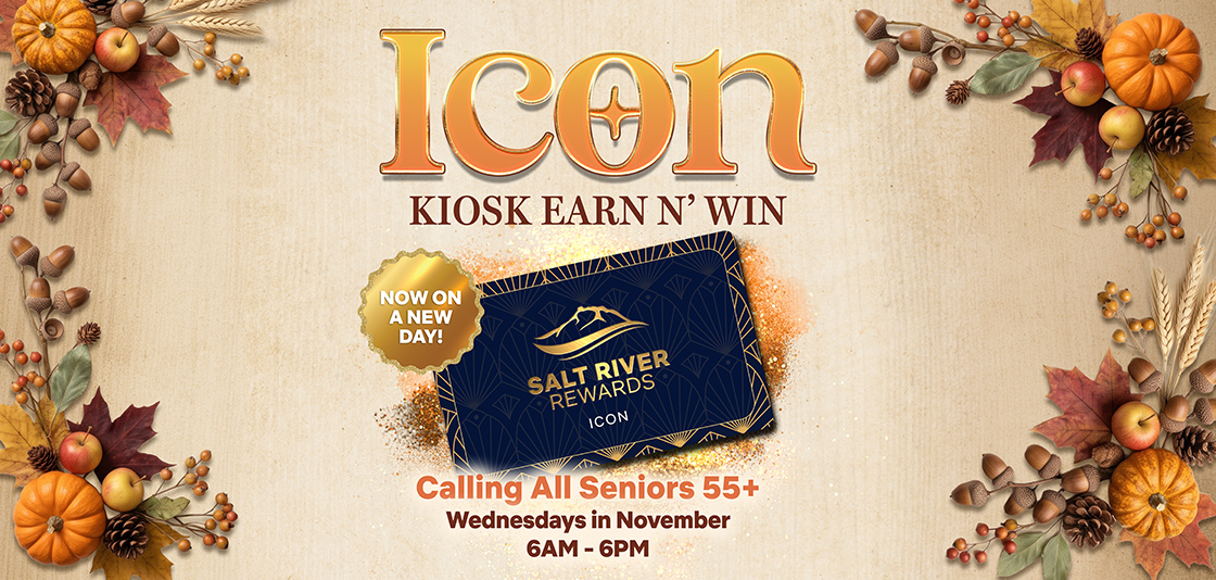 November Icon promotion at Casino Arizona