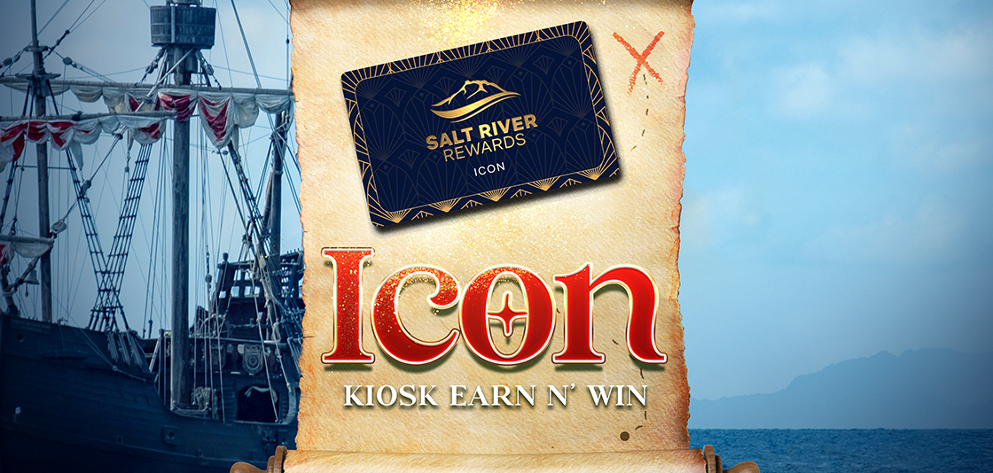 September Icon Kiosk Earn N win Promotion at Casino Arizona